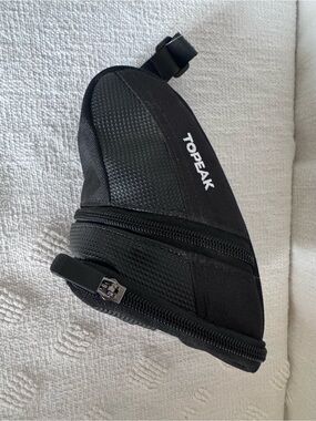 Topeak Aero Wedge Pack QuickClip Large Saddle Bag Black Cycling Bike Saddlebag